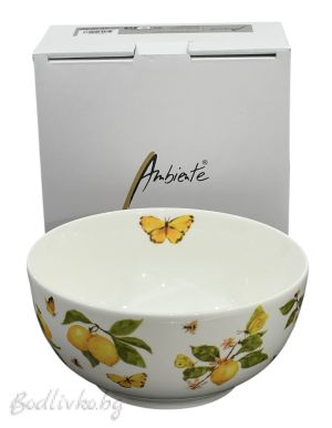 Порцеланова купа, Ambiente, Лимони, 14см. 400мл.