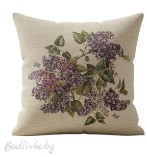 КАЛЪФКА за възглавничка, Люляк, 45/45см.