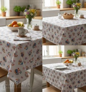 ПОКРИВКА ЗА МАСА Цветни КОКОШКИ