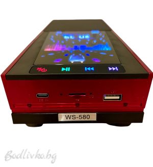 Колона, Bluetooth, Тесла, Цветен екран, качествен звук, 3 цвята