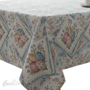 ПОКРИВКА ЗА МАСА, Великденско синьо, ХИДРОФОБИРАНА