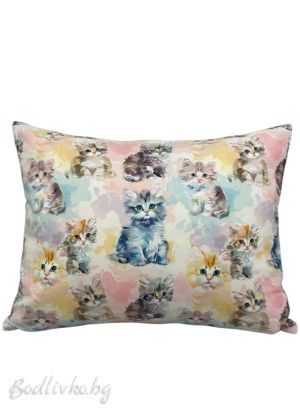 КОМПЛЕКТ ЗА ЕДИНИЧНО ЛЕГЛО БОНБОНЕНИ КОТЕТА– 100% натурален памук (5Д Ранфорс), 3 части 