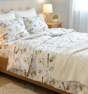 КОМПЛЕКТ ЗА ЕДИНИЧНО ЛЕГЛО, ГРИМ– 100% натурален памук (5Д Ранфорс), 3 части 