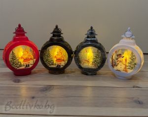 КОМПЛЕКТ СВЕТЕЩИ КОЛЕДНИ ФЕНЕРИ – 4 броя, 12 см.